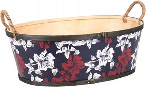 Ovális Ajándékkosár Fogantyúkkal 34x25x12/16 cm