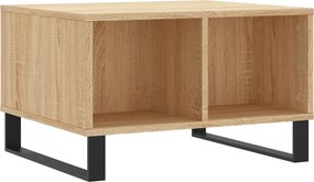 vidaXL sonoma tölgy színű szerelt fa dohányzóasztal 60 x 50 x 36,5 cm