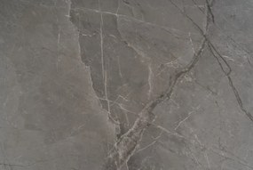 Murano étkezőasztal kerek 120cm fekete