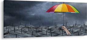 Kép - Esernyők (120x50 cm)