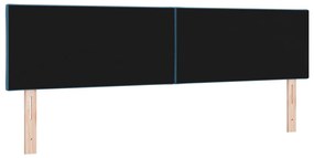 Fejtámla Gyémánt Blokkok Design Sötétkék 180 cm Bársony