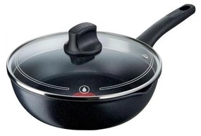 Tefal - Serpenyő fedővel BLACK STONE 26 cm