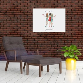 Kép - Örökké fiatal, örökké részeg (70x50 cm)