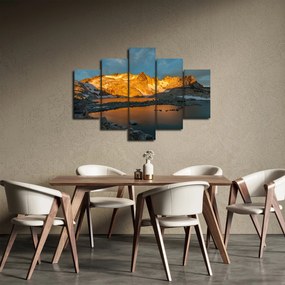 Egy hegyvidéki táj képe (150x105 cm)