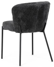 Étkezőszék szürke bouclé szövettel. CT-W1077 GREY2