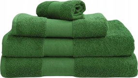 Frottír törölköző Pamut 450g 50 Szín 50x100 Zöld