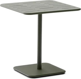 Acél kerti étkezőasztal 70x70 cm Brai – Kave Home