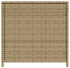 vegyes bézs polyrattan kerti tárolóláda 469 L