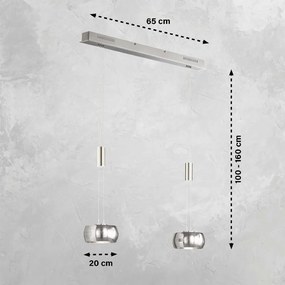 Fischer&amp;Honsel Colette 60989 Lepel lámpa 2x9W/LED 2700K 1900 lm IP20