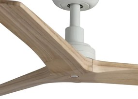 FARO 34281 -Mennyezeti ventilátor KLIM S fenyő/fehér átm. 92,5 cm+ távirányítás