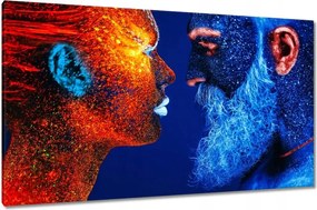 Vászonkép 120x70 Jégszemüveg Szerelem