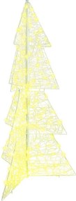 vidaXL Karácsonyfa 160 LED-del Meleg fehér 150 cm Akril