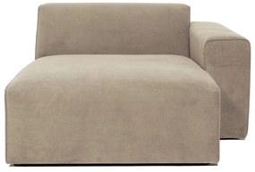 Sting bézs kordbársony kanapé modul, jobb oldali - Scandic