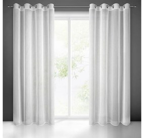 Sonia eső szerkezetű fényáteresztő függöny Fehér 140x250 cm