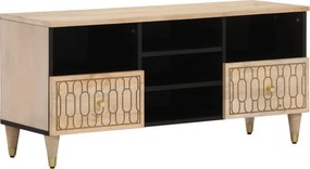 vidaXL tömör mangófa TV-szekrény 100 x 33 x 46 cm