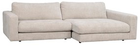 Krémszínű sarokkanapé (jobb oldali) Duncan - Rowico