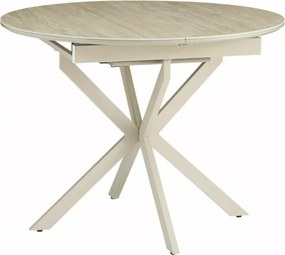 Gaston bővíthető kerámia étkezőasztal bézs 100-135cm