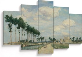 Kép - Johan Barthold Jongkind, The Towpath, reprodukciók (150x105 cm)