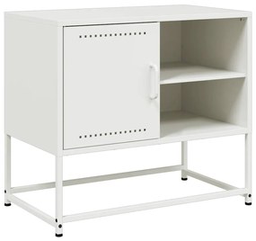 fehér acél TV-szekrény 68 x 39 x 60,5 cm