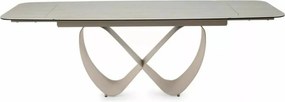 Infinity bővíthető étkezőasztal kerámia bézs/kasmír 160-240 cm