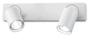 IDEAL LUX RUDY fali lámpa, max. 2x35W, GU10 foglalattal, fekete, 229034
