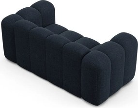 Sötétkék zsenília kanapé 170 cm Lupine – Micadoni