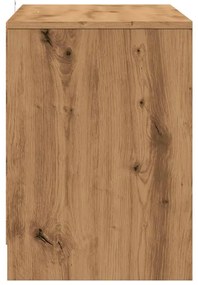 kézműves tölgy színű szerelt fa TV-szekrény 102x37,5x52,5 cm