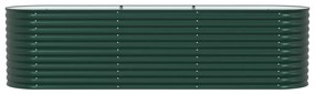 Kerti Magaságy Zöld 320x80x81 cm Horganyzott Acél