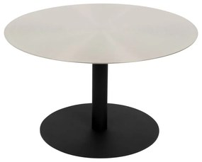 Fekete-aranyszínű fém kerek dohányzóasztal ø 60 cm Snow – Zuiver