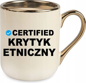 Certified Etnikai Kritikus Vicces Bögre Bézs Elegáns Születésnapi Ajándék