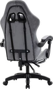 Irodai/gamer szék, szürke, LOPES