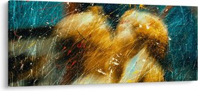 Kép - Csókolózó angyalok (120x50 cm)