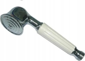 Retro zuhanyfej, fém, króm