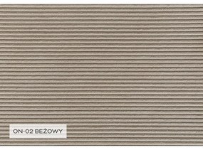 Bézs kordbársony kinyitható sarokkanapé (bal oldali) Lofty Lilly – Miuform