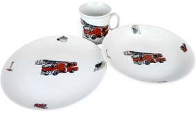 Thun 3 részes gyermek étkészlet Tűzoltók