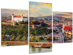 Kép - panoráma, Pozsony, Szlovákia (90x60 cm)