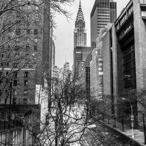 Poszter 80x80cm Chrysler Building New York 2, Assaf Frank