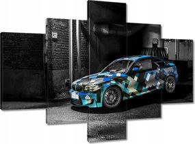 Vászonkép 100x70 Türkiz Bmw