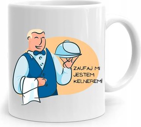 Pincérnek Ajándék Bögre Bízz Bennem! fényképes nyomattal