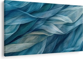 Kép - Kék és fehér fodrok (90x60 cm)