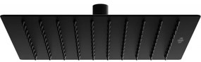 Mexen Slim rozsdamentes acél zuhanyfej 25 x 25 cm, fekete, 79125-70