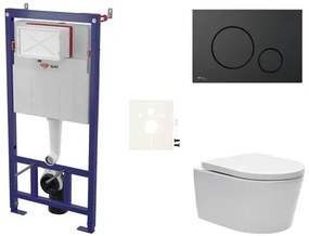 Fali WC szett SAT előtétfalas szereléshez + SAT Brevis WC SIKOSSBR68K
