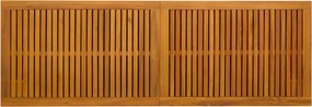 vidaXL Kerti Tároló Doboz 243 L Tömör Akácfa 150 x 50 x 56 cm Fekete