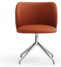 Narancssárga kárpitozott étkezőfotel Mogi – Teulat