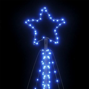 kék karácsonyfa fénykúp 570 LED-del 399 cm
