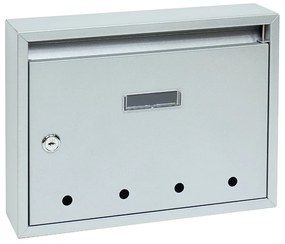 Postaláda BK 24, lyukakkal, ezüst