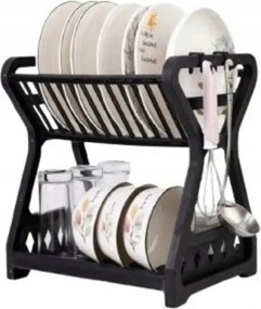 Edényszárító Kétszintes Műanyag Csepegtető