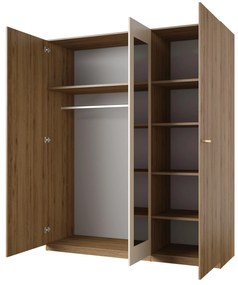 Ruhásszekrény Verdeene M (vad tölgy + bézs). 1091831