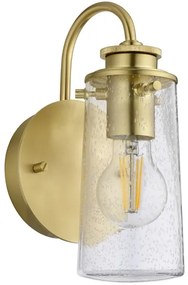 Kichler -  Fürdőszobai fali lámpa BRAELYN 1xE27/40W/230V IP44 arany