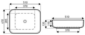 KR-384 kerámia design mosdó